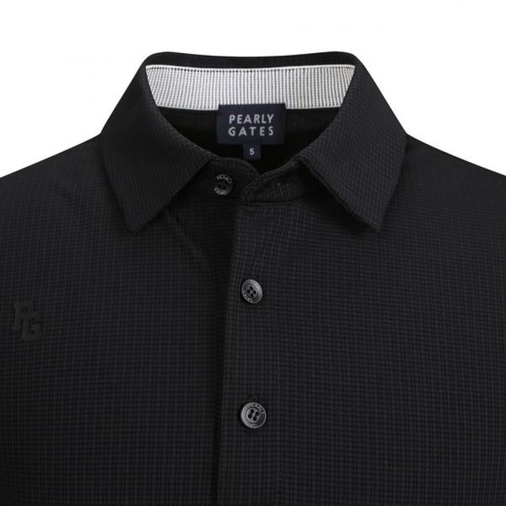 ✨美品✨ パーリーゲイツ メンズ 半袖シャツ サイズ5（L相当） L/5番／新品/日本製/パーリーゲイツ ゴルフウェア 半袖シャツ 春 夏 44