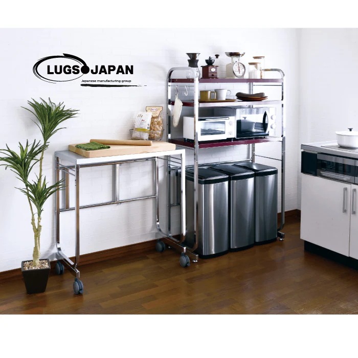 伸縮式キッチンサイドカウンター/クロムメッキ/KS-4085SL/ 幅55-90cm 奥行40.5 高さ85.5cm 伸縮式キッチンサイドカウンター/クロムメッキ/KS-4085SL/ 幅55-90cm 奥行40.5 高さ85.5cm