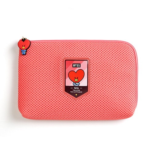 Qoo10] BT21 BT21 エアーメッシュ ケーブルポーチ