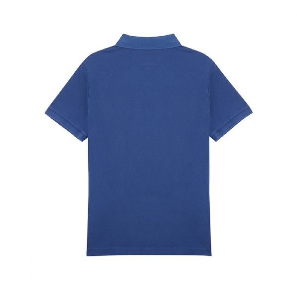 [24SS] [ガーメント染料] ブルーショートスリーブピケTシャツHZTS4B405B2