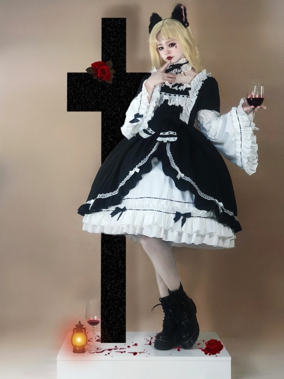 ロリータ コスプレ 人气新作 人気な レディース ハロウインコスプレ ヴィンテージ オリジナル白夜オーロラopロリータワンピース取り外し可能姫袖夏の4点セット 制服 ロリータ コスプレ 人气新作 人気な レディース ハロウインコスプレ ヴィンテージ オリジナル白夜オーロラopロリータワンピース取り外し可能姫袖夏の4点セット 制服