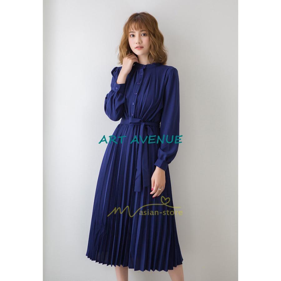 ワンピース プリーツワンピース 長袖 落ち感 さらさらと 揺れる 卒業式 入学式 30代 40代 リボン付き 無地大人 ドレス 二次会 OL 宴会 黒 フレア ワンピース プリーツワンピース 長袖 落ち感 さらさらと 揺れる 卒業式 入学式 30代 40代 リボン付き 無地大人 ドレス 二次会 OL 宴会 黒 フレア