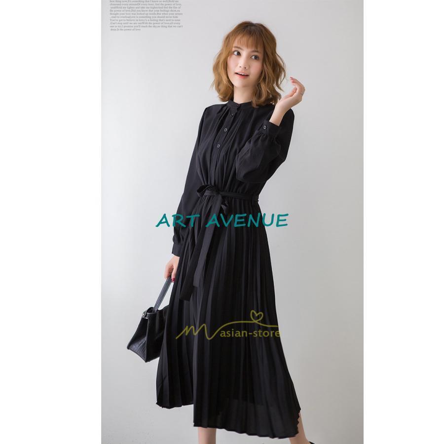 ワンピース プリーツワンピース 長袖 落ち感 さらさらと 揺れる 卒業式 入学式 30代 40代 リボン付き 無地大人 ドレス 二次会 OL 宴会 黒 フレア ワンピース プリーツワンピース 長袖 落ち感 さらさらと 揺れる 卒業式 入学式 30代 40代 リボン付き 無地大人 ドレス 二次会 OL 宴会 黒 フレア