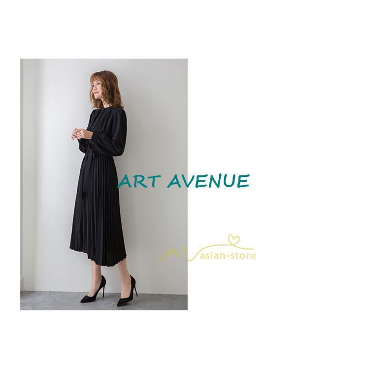 ワンピース プリーツワンピース 長袖 落ち感 さらさらと 揺れる 卒業式 入学式 30代 40代 リボン付き 無地大人 ドレス 二次会 OL 宴会 黒 フレア ワンピース プリーツワンピース 長袖 落ち感 さらさらと 揺れる 卒業式 入学式 30代 40代 リボン付き 無地大人 ドレス 二次会 OL 宴会 黒 フレア