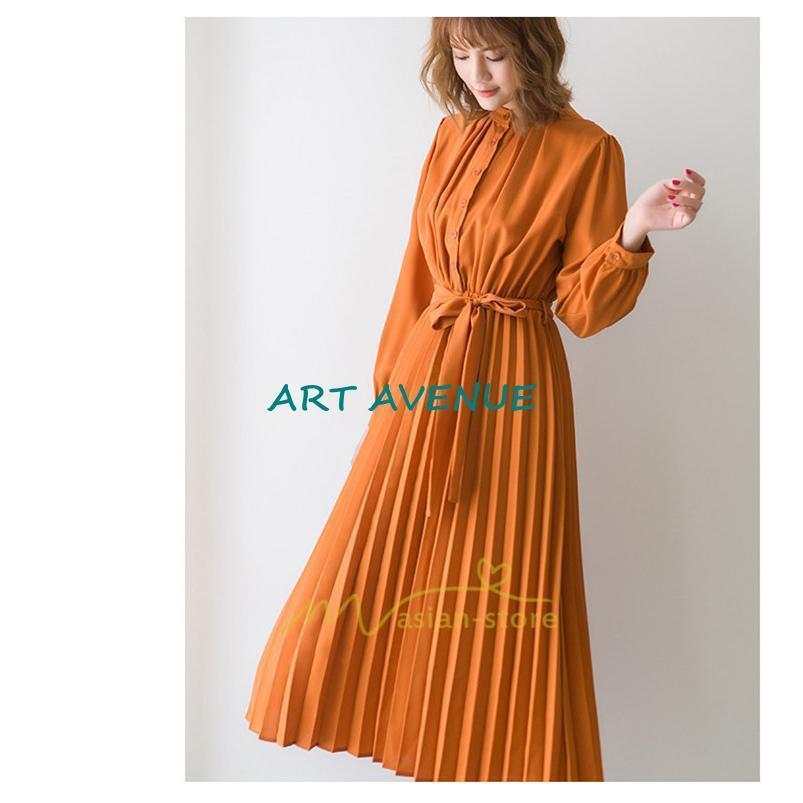 ワンピース プリーツワンピース 長袖 落ち感 さらさらと 揺れる 卒業式 入学式 30代 40代 リボン付き 無地大人 ドレス 二次会 OL 宴会 黒 フレア ワンピース プリーツワンピース 長袖 落ち感 さらさらと 揺れる 卒業式 入学式 30代 40代 リボン付き 無地大人 ドレス 二次会 OL 宴会 黒 フレア