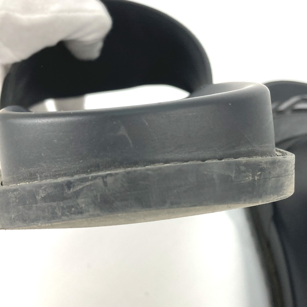 サンダル 7X1377 ロゴ プールサンダル シャワーサンダル シューズ 靴 フラット ラバー ブラック