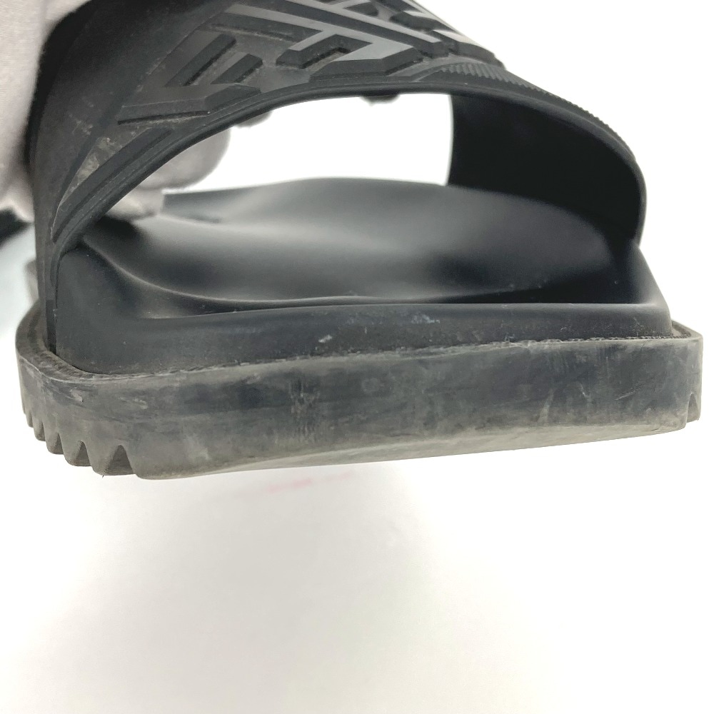 サンダル 7X1377 ロゴ プールサンダル シャワーサンダル シューズ 靴 フラット ラバー ブラック