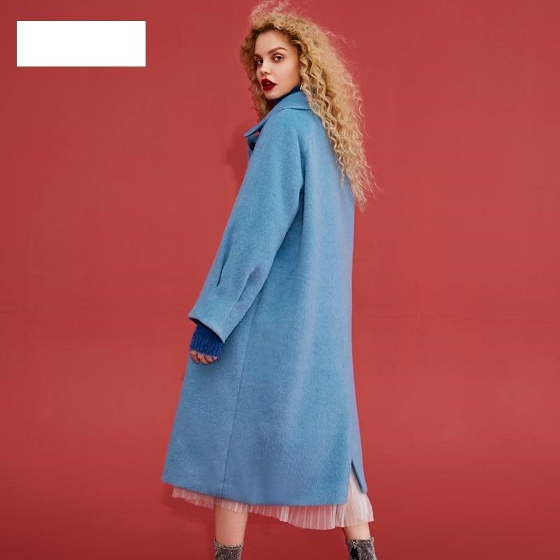 超特価通販 ストリート ロング... : レディース服 ビビッドカラー 厚手 国内全数検品