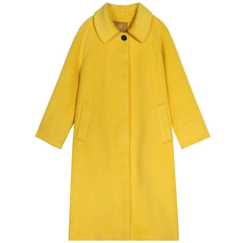 超特価通販 ストリート ロング... : レディース服 ビビッドカラー 厚手 国内全数検品