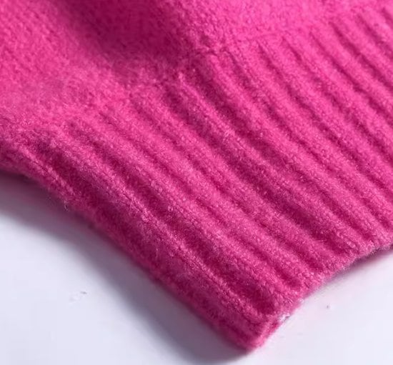 ニットカーディガン レディース カーディガン ニット セーター トップス Ｖネック 羽織 フロントボタン ショート丈 ボリューム袖 シンプル 無地 カジュアル お出かけ おしゃれ 秋冬 ファッション