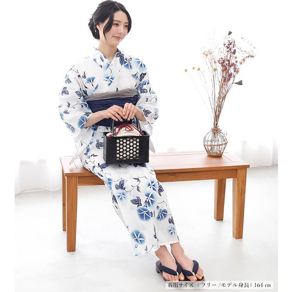 アンココン　二部式浴衣　朝顔 アンココン 二部式浴衣 朝顔 アンココン～UNCOCON～ - 二部式