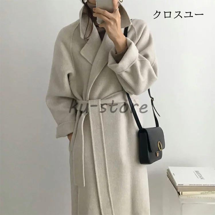 カシミヤ チェスターコート コート レディース 秋冬 ロングコート ウール トレンチコート テーラードジャケット チェスター コート アウター 羽織 ロング丈 厚手