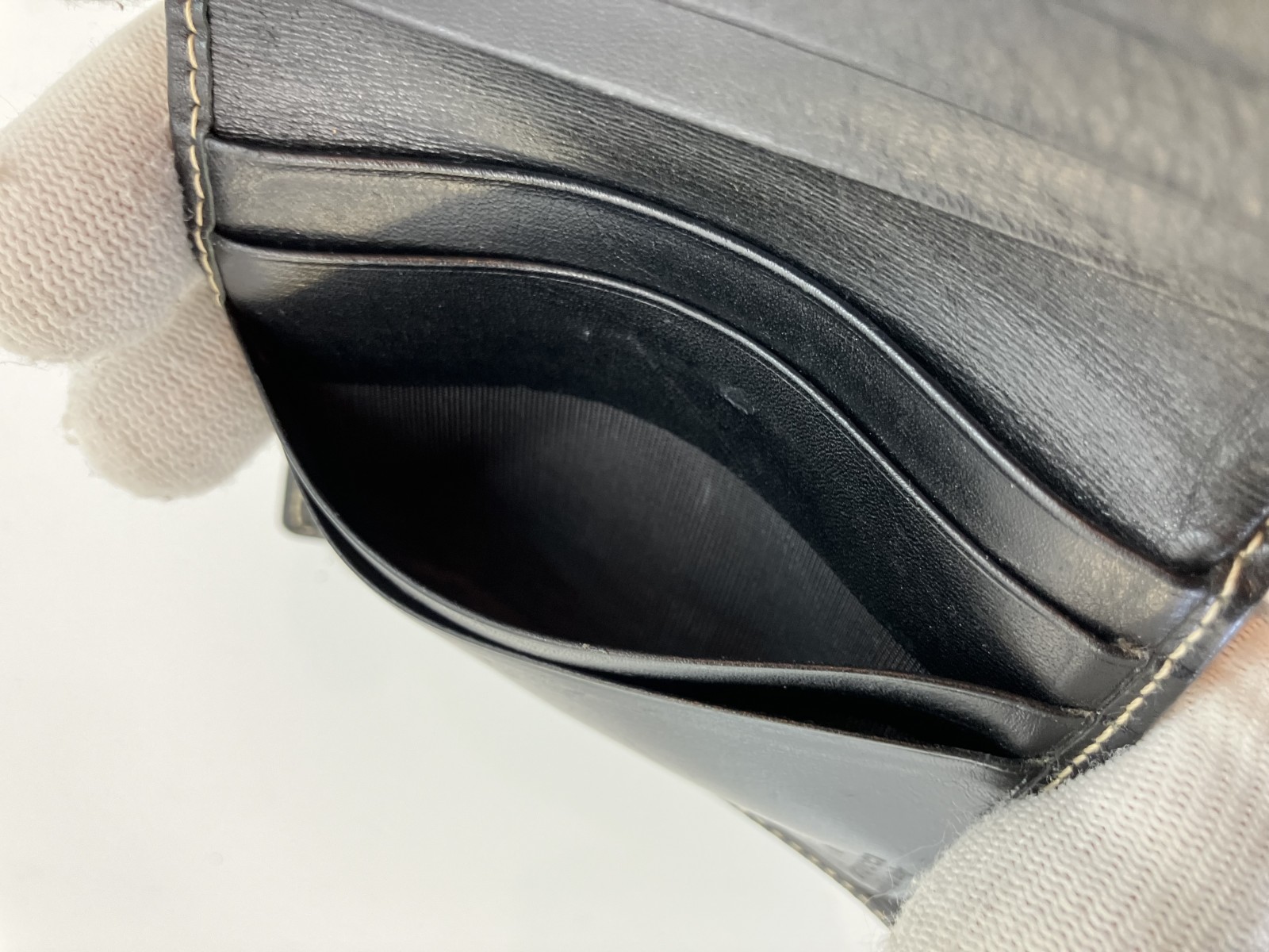 二つ折り財布 レザー 黒 二つ折り財布 レザー 黒