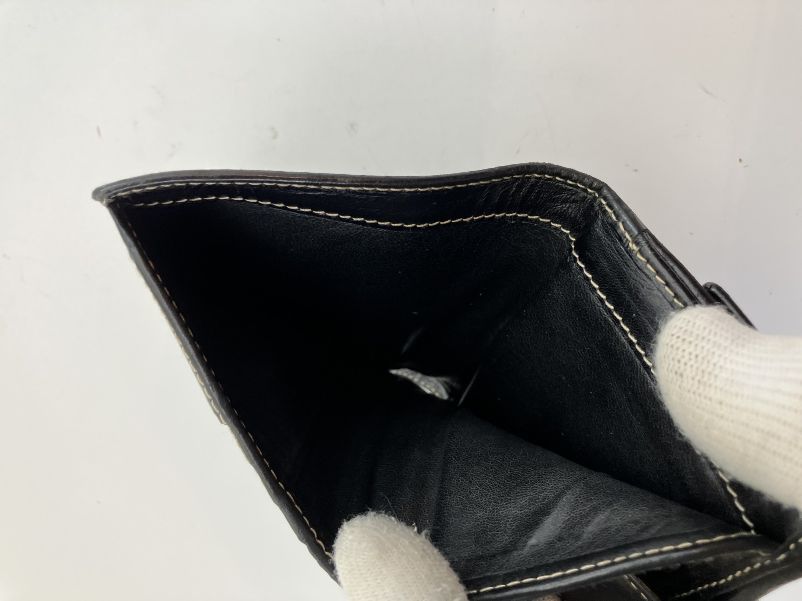 二つ折り財布 レザー 黒 二つ折り財布 レザー 黒