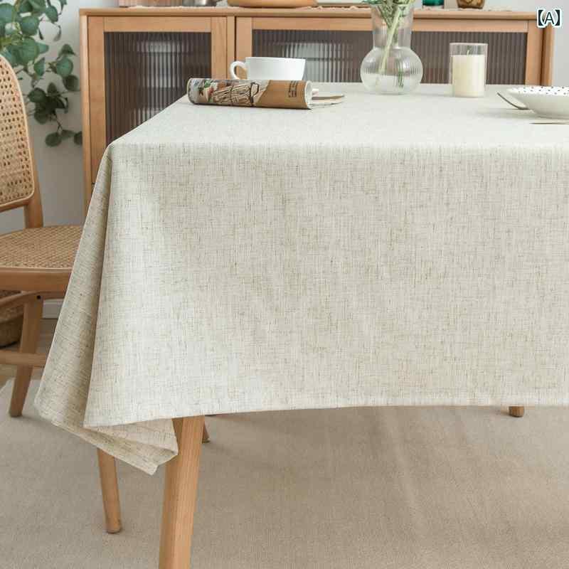 テーブルクロス おしゃれ インテリア ティー コーヒー カバー 家庭 レストラン カフェ 喫茶店 ダイニング 無地 コットン リネン 生地 長方形 リネン デスク テーブルクロス おしゃれ インテリア ティー コーヒー カバー 家庭 レストラン カフェ 喫茶店 ダイニング 無地 コットン リネン 生地 長方形 リネン デスク