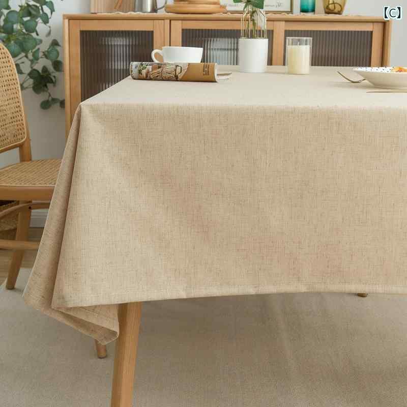 テーブルクロス おしゃれ インテリア ティー コーヒー カバー 家庭 レストラン カフェ 喫茶店 ダイニング 無地 コットン リネン 生地 長方形 リネン デスク テーブルクロス おしゃれ インテリア ティー コーヒー カバー 家庭 レストラン カフェ 喫茶店 ダイニング 無地 コットン リネン 生地 長方形 リネン デスク