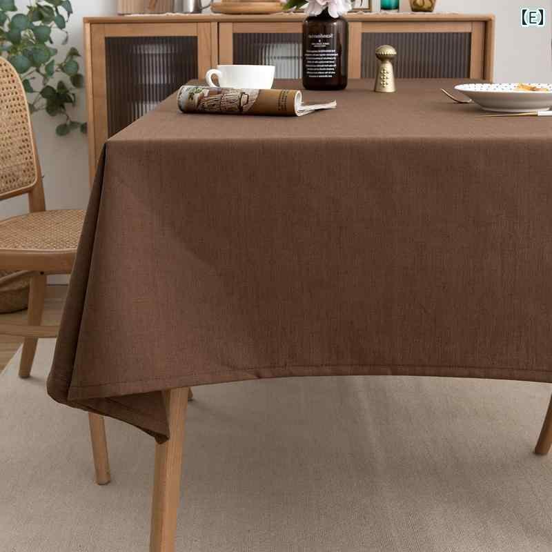 テーブルクロス おしゃれ インテリア ティー コーヒー カバー 家庭 レストラン カフェ 喫茶店 ダイニング 無地 コットン リネン 生地 長方形 リネン デスク テーブルクロス おしゃれ インテリア ティー コーヒー カバー 家庭 レストラン カフェ 喫茶店 ダイニング 無地 コットン リネン 生地 長方形 リネン デスク