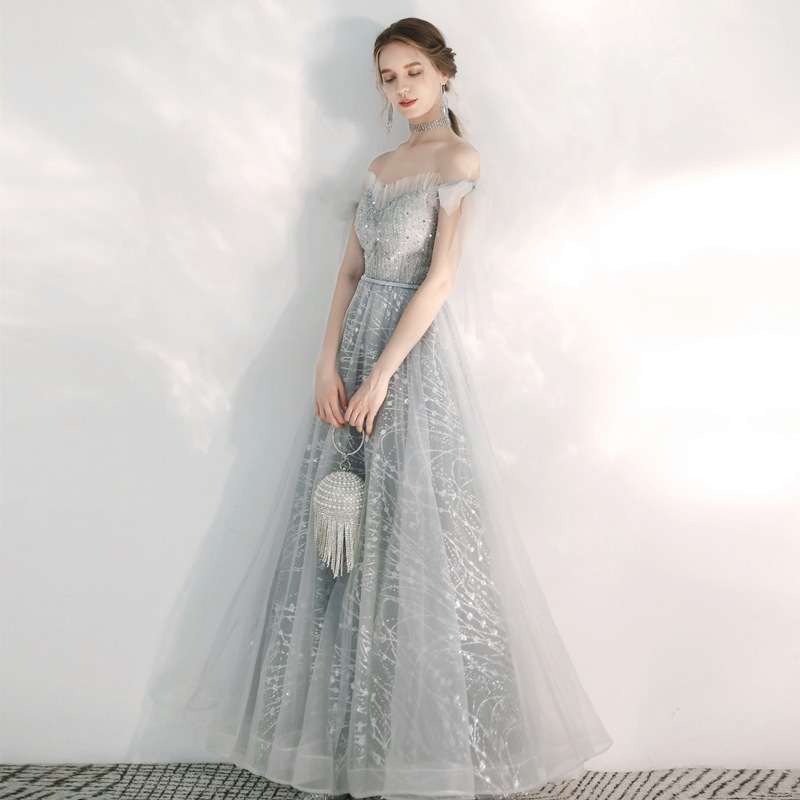 上品パーティードレス2024新作 おしゃれ 高級感 結婚式ワンピース 演奏会 ドレス 気質 ウェディングドレス 花嫁ロングドレス 卒業式 成人式 ワンピース