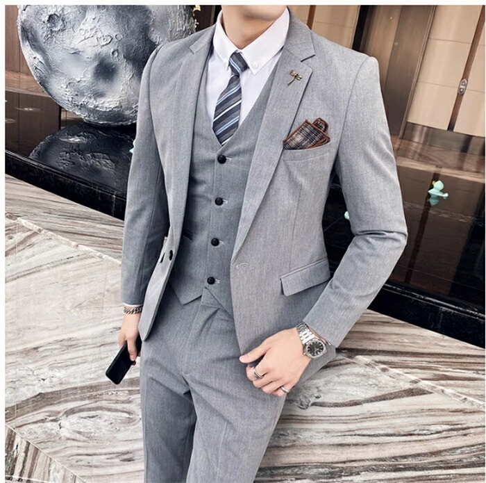 メンズ タキシードスーツセット 3点 セットアップ