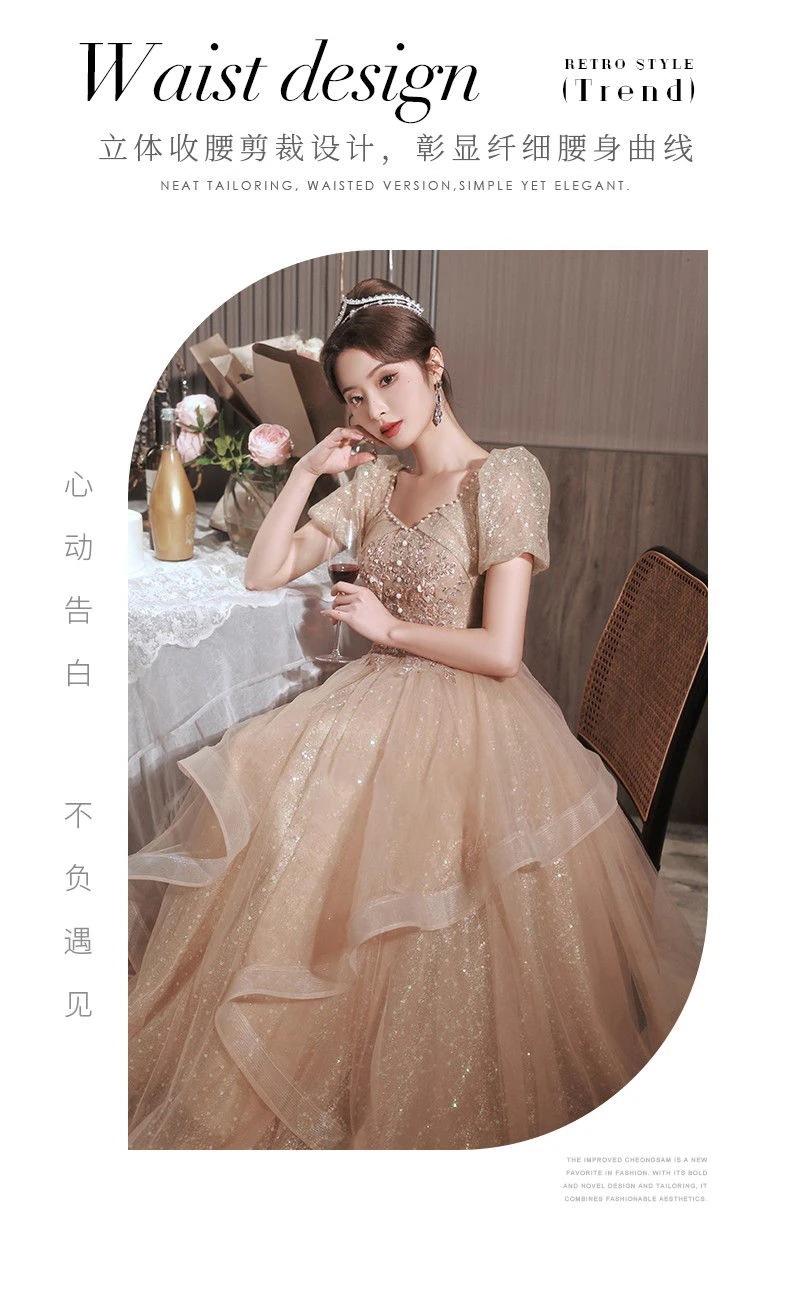 女性用イブニングドレス2024宴会気質誕生日成人式司会者 女性用イブニングドレス2024宴会気質誕生日成人式司会者