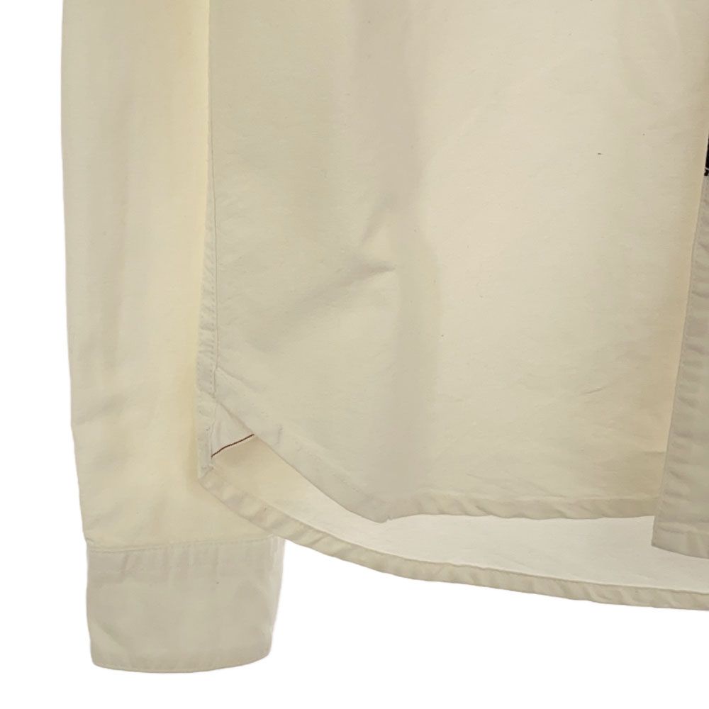 日本製 長袖 コットンシャツ S ホワイト系 メンズ 日本製 長袖 コットンシャツ S ホワイト系 メンズ