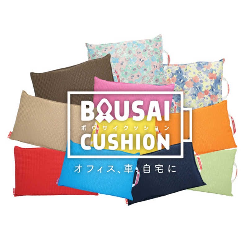 日本未入荷 ファシル フルール防災クッション(防災ずきん+カバー)ピンク 安全・セキュリティ