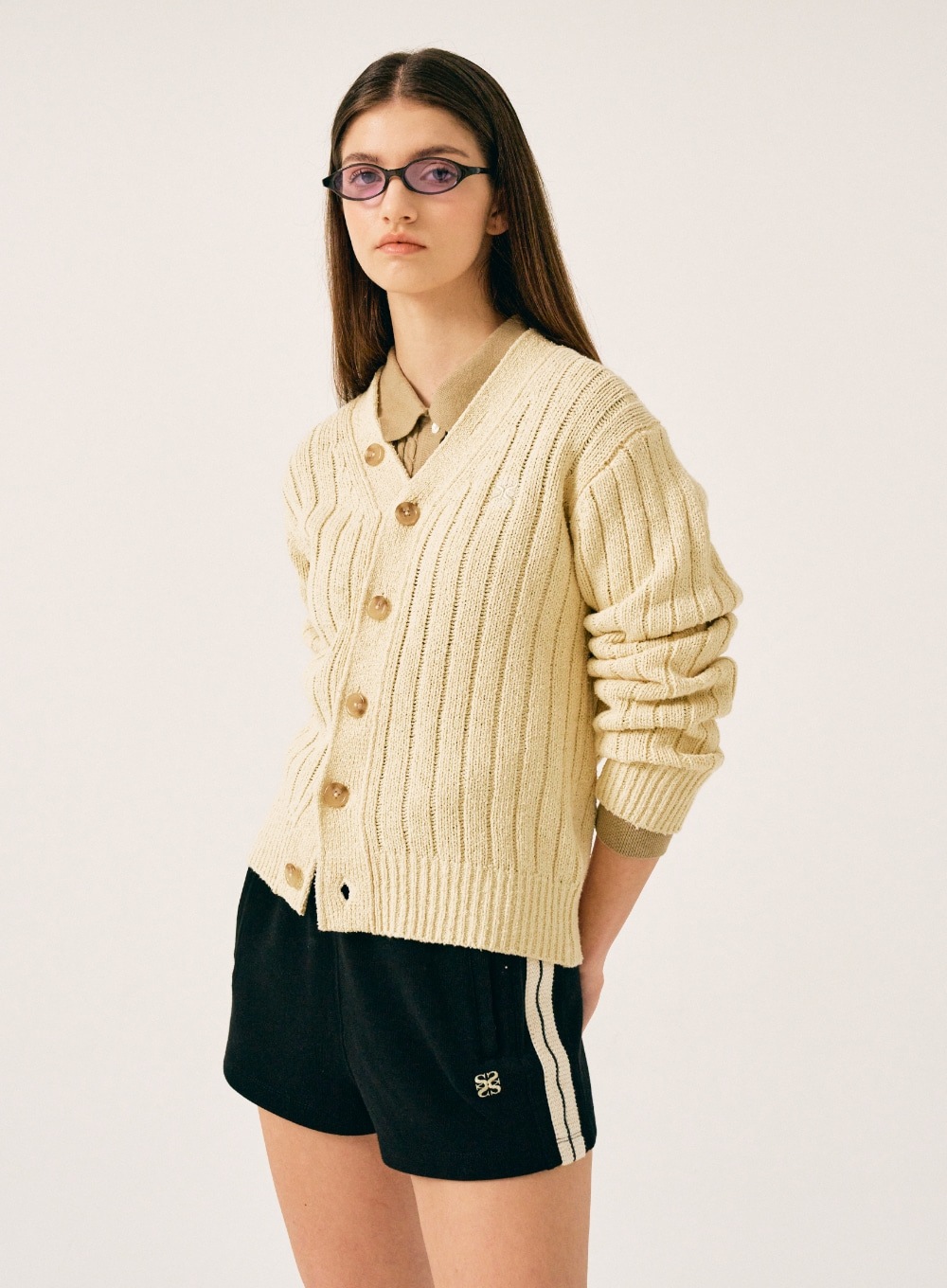 SATUR】 LAWTON ALL DAY TRACK SHORTS : CAVIAR BLACK ショート
