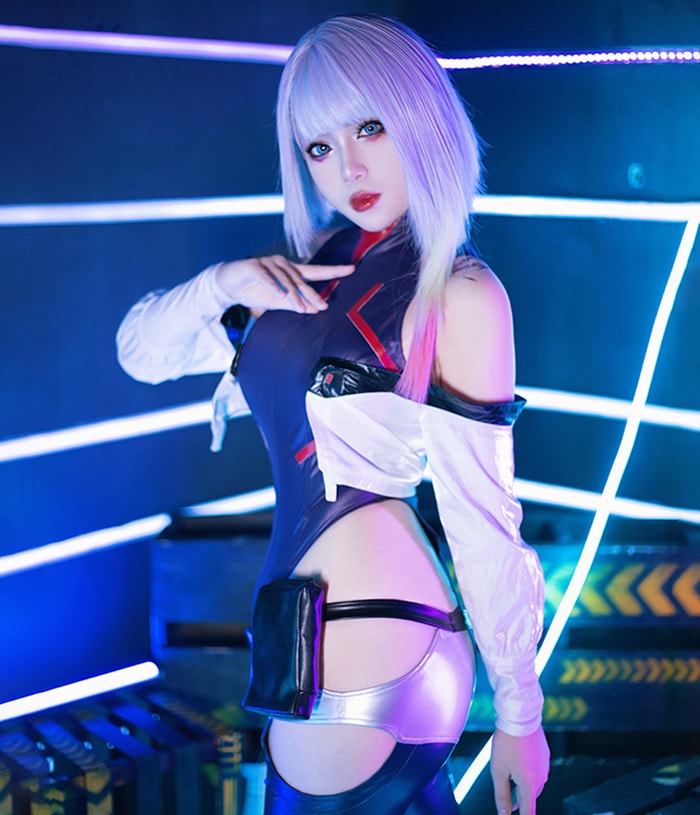 Cyberpunk: Edgerunners サイバーパンク:エッジランナーズ Lucy ルーシー コスプレ衣装 コスチューム イベント ハロウィン 仮装 変装 Cyberpunk: Edgerunners サイバーパンク:エッジランナーズ Lucy ルーシー コスプレ衣装 コスチューム イベント ハロウィン 仮装 変装