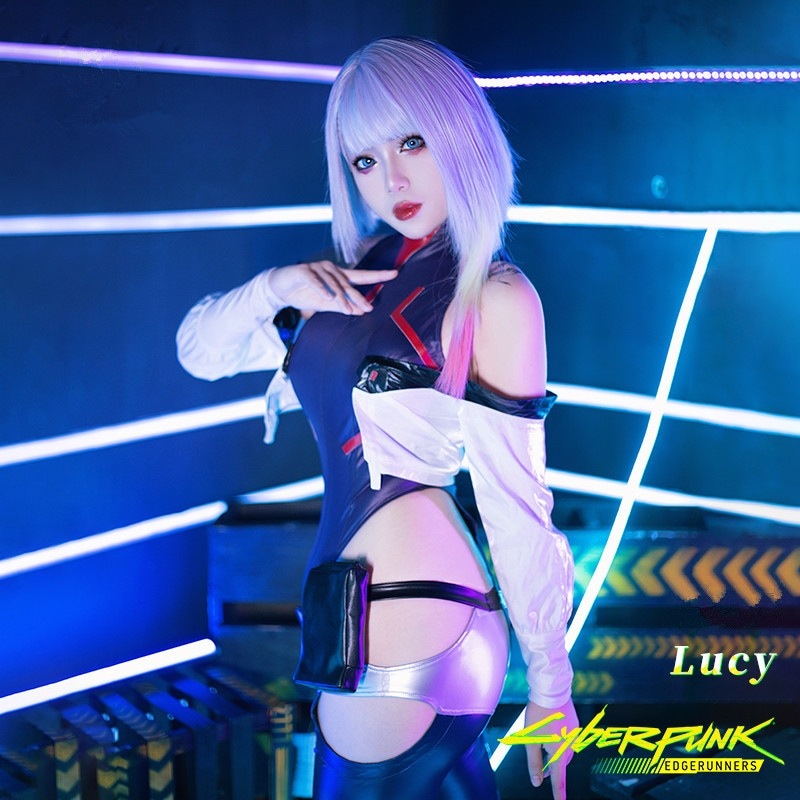 Cyberpunk: Edgerunners サイバーパンク:エッジランナーズ Lucy ルーシー コスプレ衣装 コスチューム イベント ハロウィン 仮装 変装 Cyberpunk: Edgerunners サイバーパンク:エッジランナーズ Lucy ルーシー コスプレ衣装 コスチューム イベント ハロウィン 仮装 変装