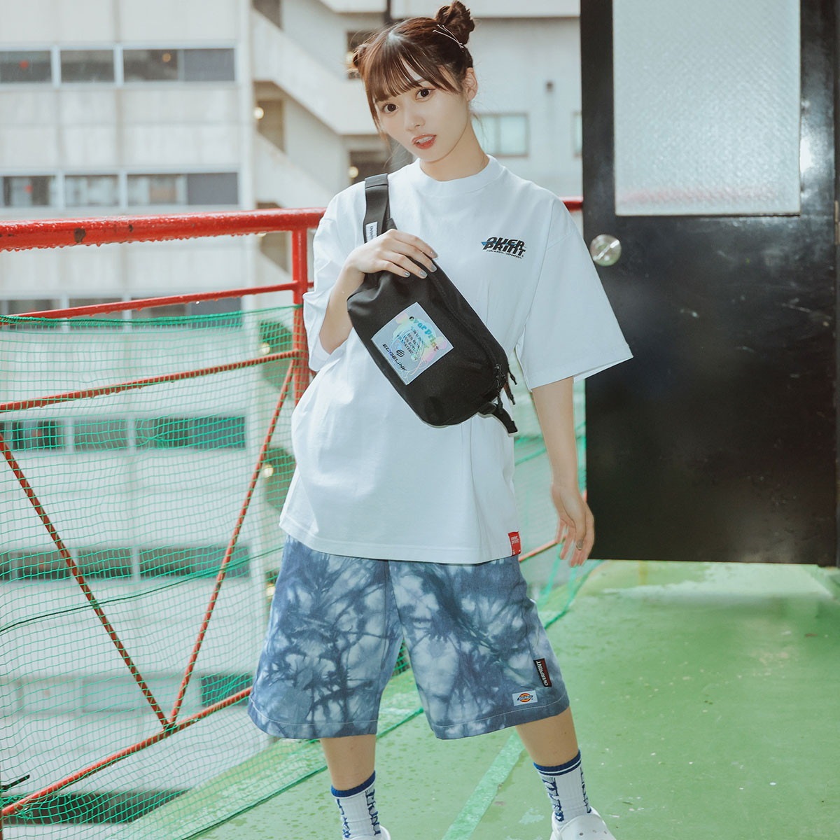 【NEW JACKコラボキーホルダー付】 ボディバッグ メンズ レディース ブランド 軽い かわいい オーバープリント コラボ 横型 小さめ 5L 60181 【NEW JACKコラボキーホルダー付】 ボディバッグ メンズ レディース ブランド 軽い かわいい オーバープリント コラボ 横型 小さめ 5L 60181