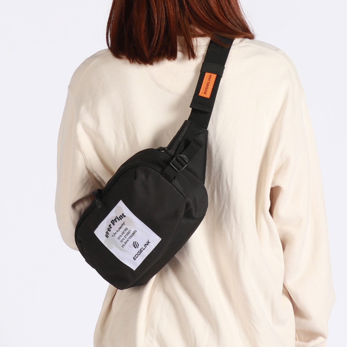 【NEW JACKコラボキーホルダー付】 ボディバッグ メンズ レディース ブランド 軽い かわいい オーバープリント コラボ 横型 小さめ 5L 60181 【NEW JACKコラボキーホルダー付】 ボディバッグ メンズ レディース ブランド 軽い かわいい オーバープリント コラボ 横型 小さめ 5L 60181