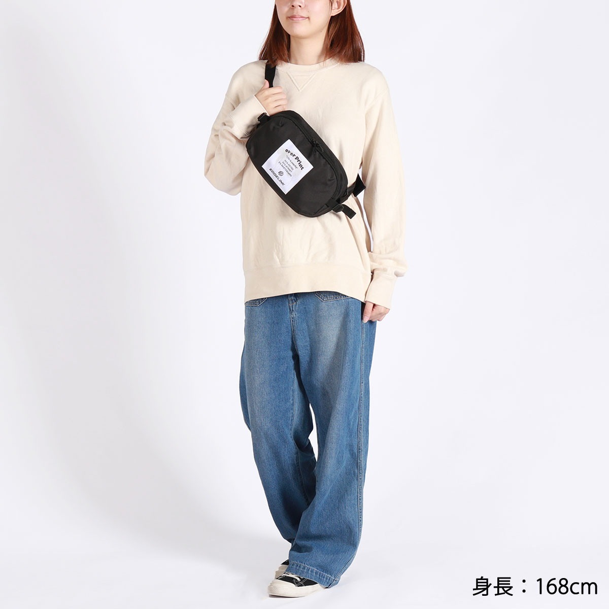 【NEW JACKコラボキーホルダー付】 ボディバッグ メンズ レディース ブランド 軽い かわいい オーバープリント コラボ 横型 小さめ 5L 60181 【NEW JACKコラボキーホルダー付】 ボディバッグ メンズ レディース ブランド 軽い かわいい オーバープリント コラボ 横型 小さめ 5L 60181