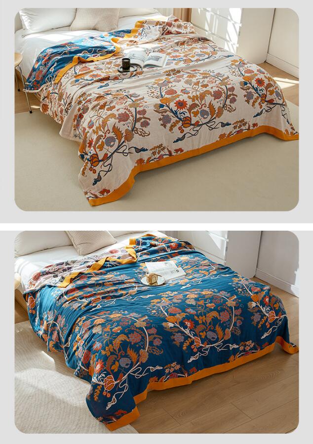 【限定SALE】ガーゼケット 花柄 シングルサイズ 150*200cm 夏掛け布団 通気 吸水 4重 綿100% ボヘミアン風 タオルケット 肌掛け 軽量 吸湿発散性 速乾 柔らか 安眠 快適 ベビー 【限定SALE】ガーゼケット 花柄 シングルサイズ 150*200cm 夏掛け布団 通気 吸水 4重 綿100% ボヘミアン風 タオルケット 肌掛け 軽量 吸湿発散性 速乾 柔らか 安眠 快適 ベビー