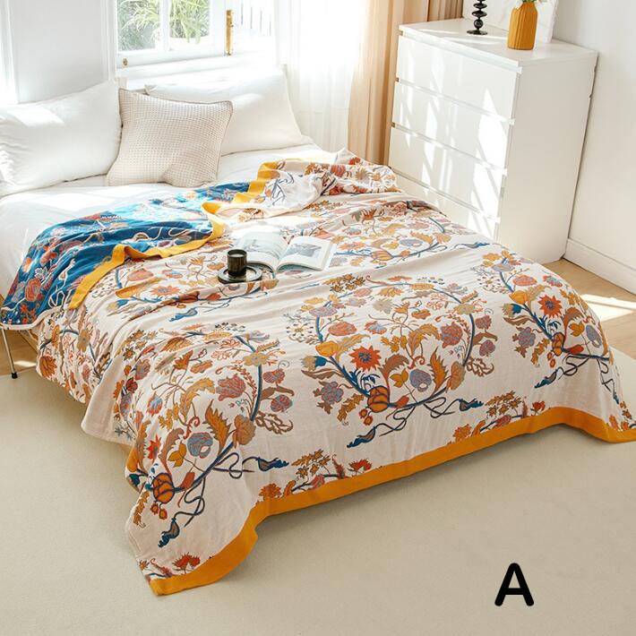 【限定SALE】ガーゼケット 花柄 シングルサイズ 150*200cm 夏掛け布団 通気 吸水 4重 綿100% ボヘミアン風 タオルケット 肌掛け 軽量 吸湿発散性 速乾 柔らか 安眠 快適 ベビー 【限定SALE】ガーゼケット 花柄 シングルサイズ 150*200cm 夏掛け布団 通気 吸水 4重 綿100% ボヘミアン風 タオルケット 肌掛け 軽量 吸湿発散性 速乾 柔らか 安眠 快適 ベビー