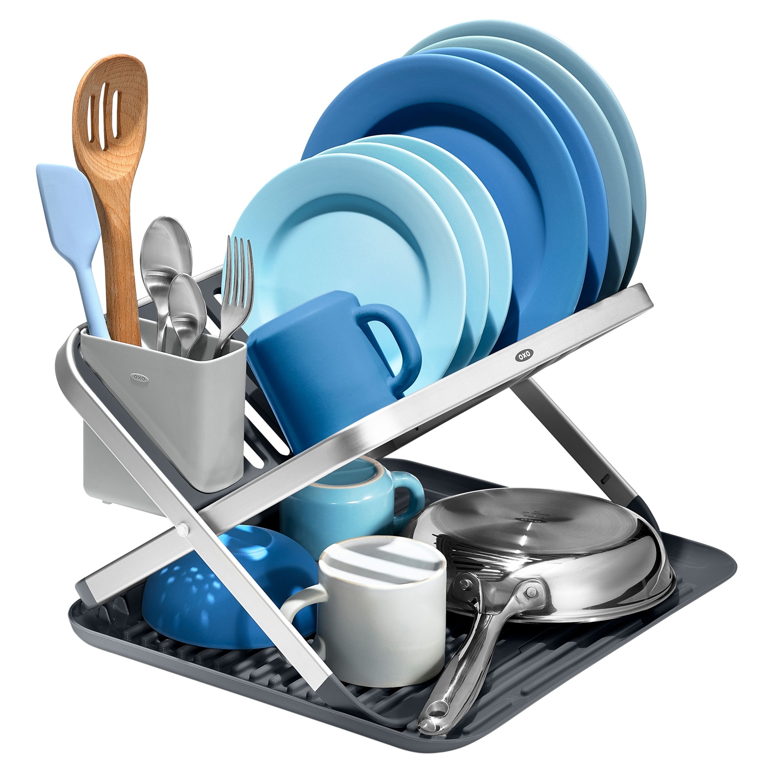 水切りラック ディッシュラック 折りたたみ ステンレス 大容量 13322800