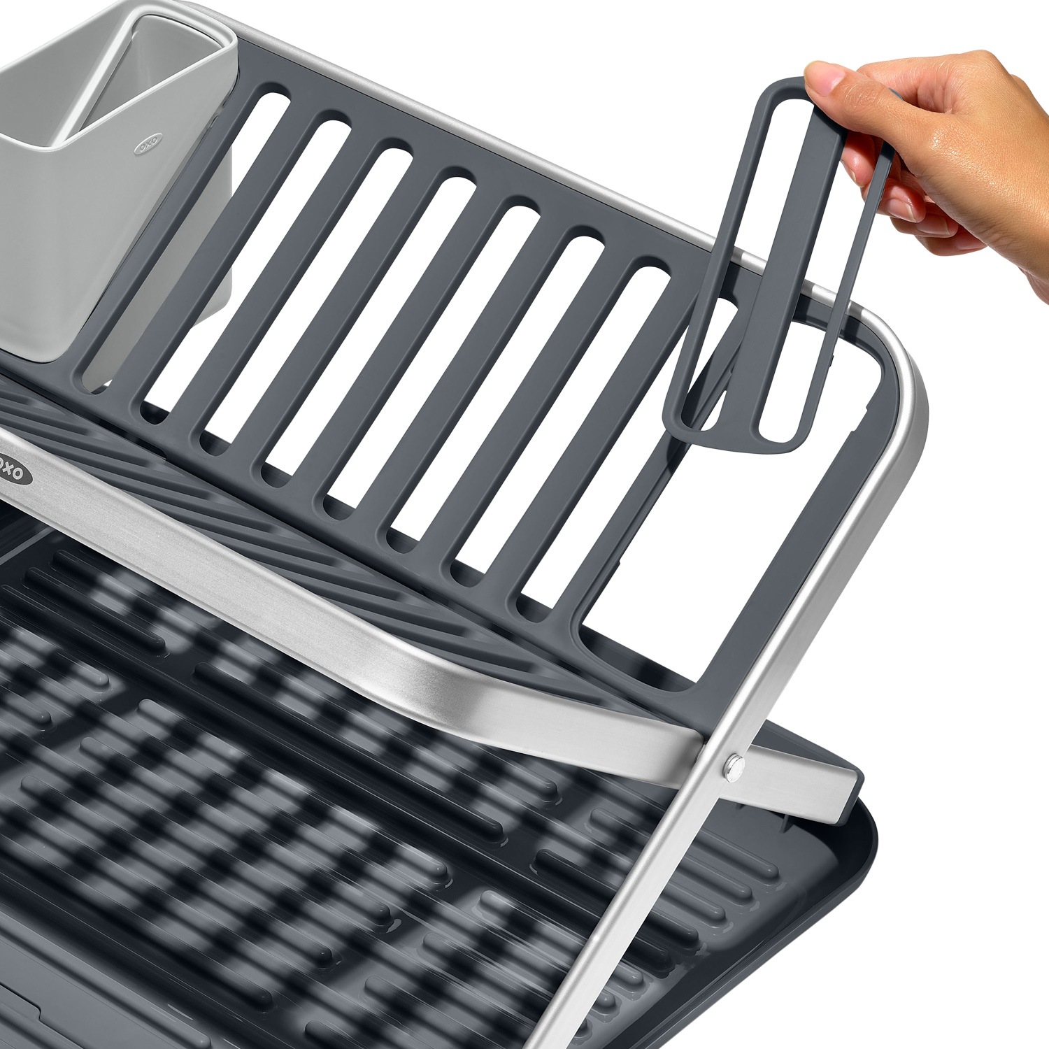 水切りラック ディッシュラック 折りたたみ ステンレス 大容量 13322800