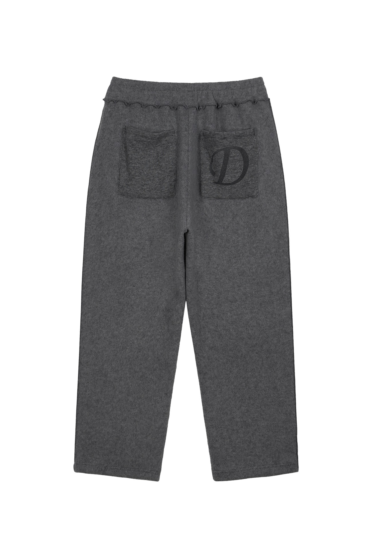 【DEINET】 SMOOTH D LOGO PANTS : CHARCOAL