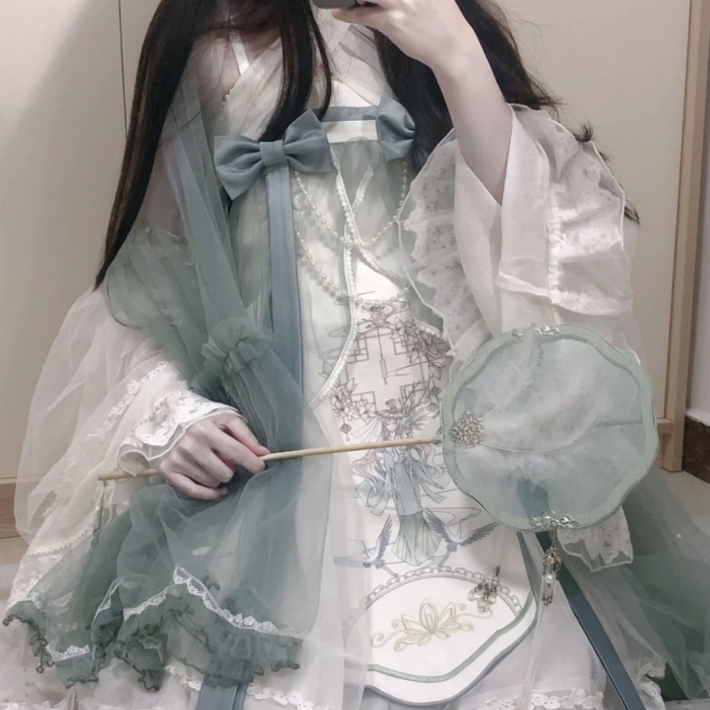 ユニコーンウィング薬剤師章中国風ロリータドレスJSKスイートデイリーライトロー ユニコーンウィング薬剤師章中国風ロリータドレスJSKスイートデイリーライトロー