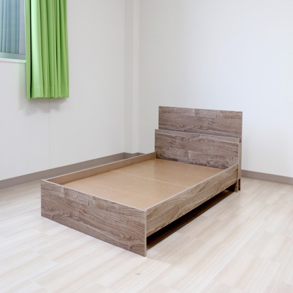 ベッド シングル 約幅106cm ヴィンテージナチュラル フレームのみ コンセント 宮付き bred-cabinet 組立式 マットレス別売 ベッド シングル 約幅106cm ヴィンテージナチュラル フレームのみ コンセント 宮付き bred-cabinet 組立式 マットレス別売