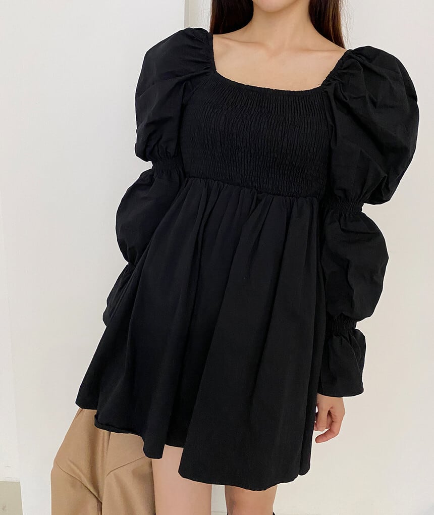【BCBG MAXAZRIA】ボリューム袖新作ミニ丈ワンピース 2color レディース ワンピース ドレス ボリューム袖 ミニ丈 ミニ