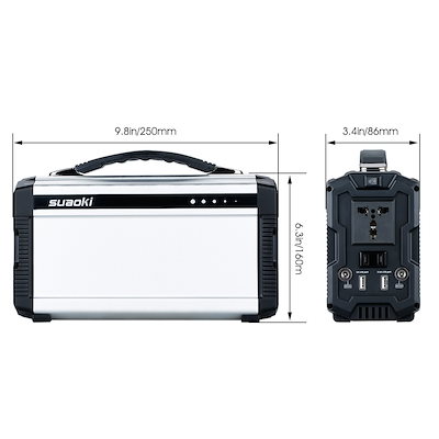 【美品】ポータブル電源 suaoki S601 正弦波 222wh 61CxrP8dumL._UF1000,1000_QL80_.jpg