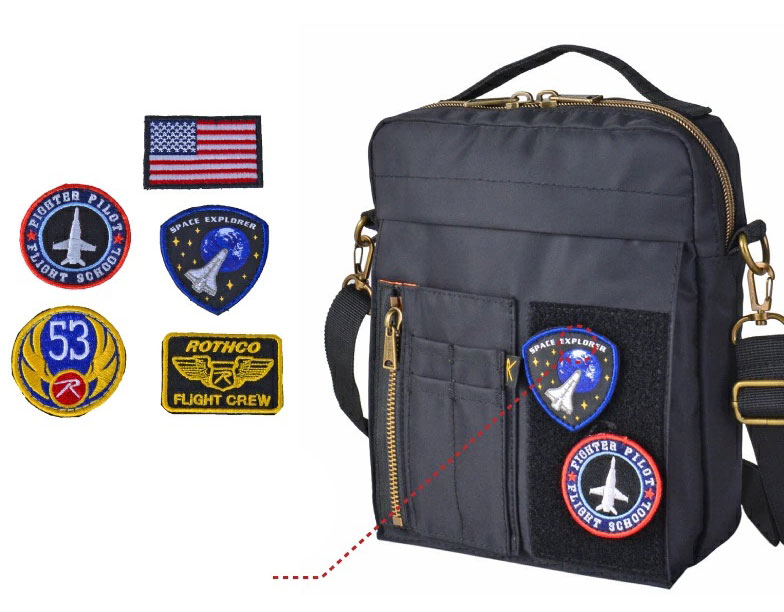 ROTHCO ロスコ ミニショルダーバッグ 斜めがけ メンズ レディース 紺 黒 グレー オリーブ バッグ 小さめ ミニ 小型 軽量 MA-1 ナイロン