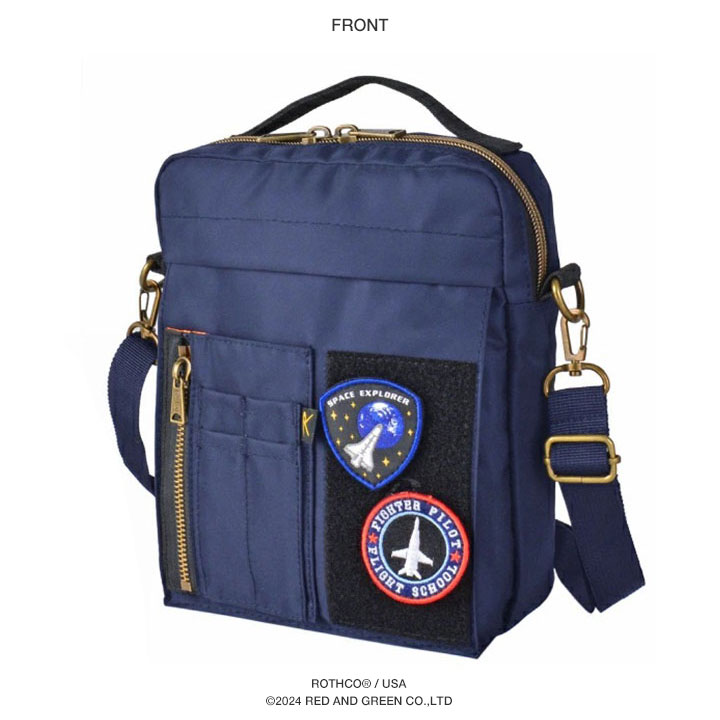 ROTHCO ロスコ ミニショルダーバッグ 斜めがけ メンズ レディース 紺 黒 グレー オリーブ バッグ 小さめ ミニ 小型 軽量 MA-1 ナイロン