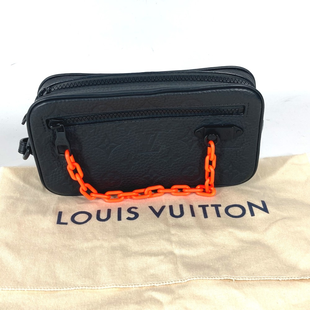 クラッチバッグ M53550 ポシェットヴォルガ モノグラム セカンドバッグ カバン チェーン トリヨンレザー ブラック