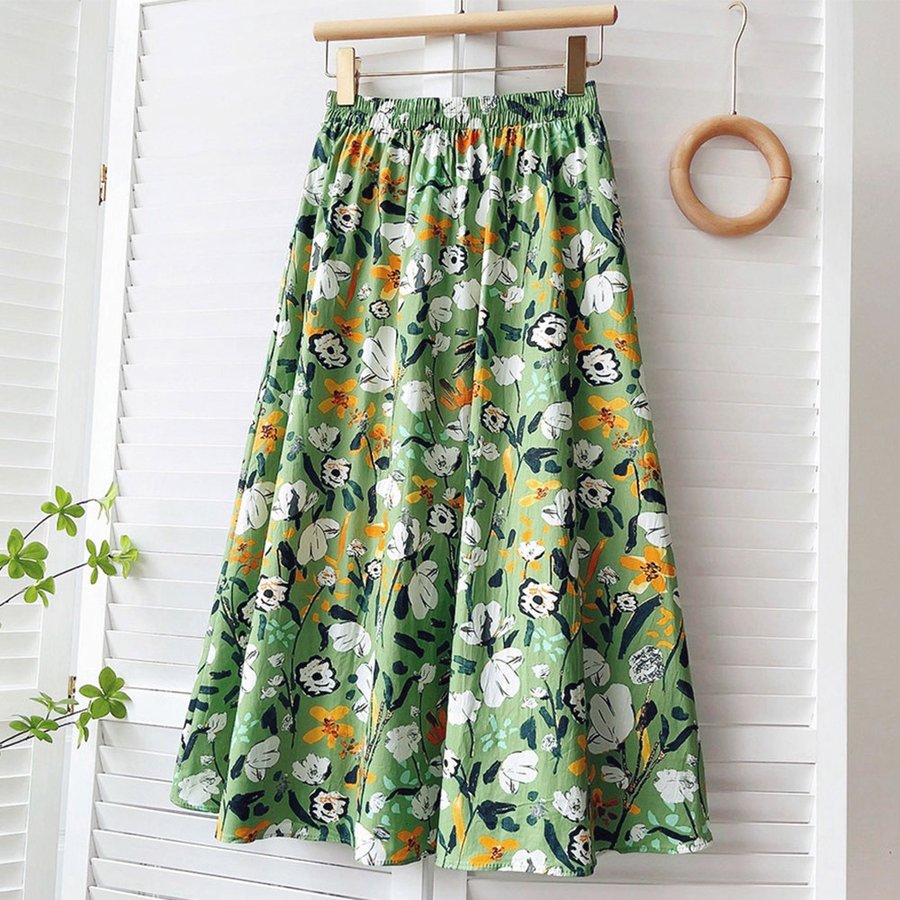 花柄スカート レディース ハイウエスト バレンタイン プレゼント 花柄スカート レディース ハイウエスト バレンタイン プレゼント