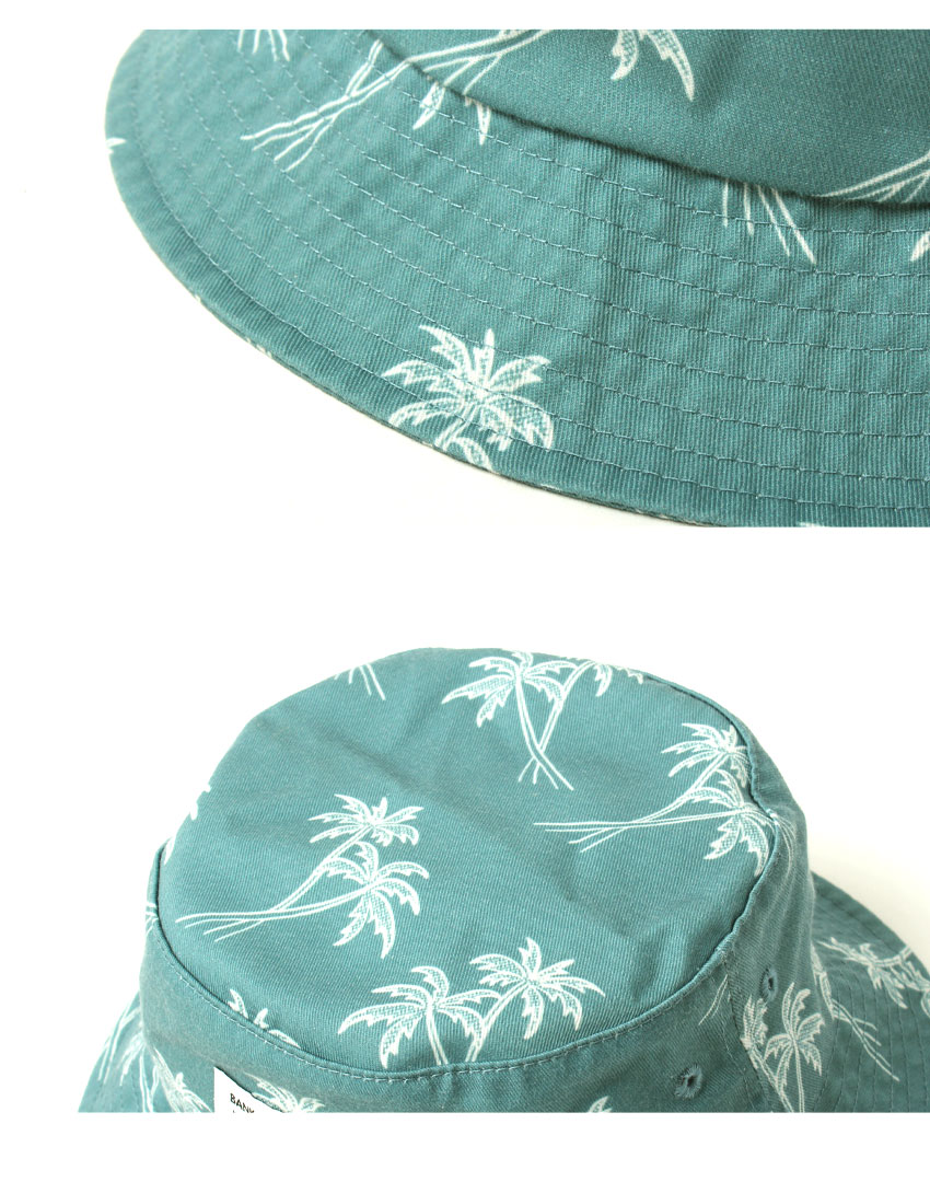 RETREAT BUCKET HAT HA0204 メンズ レディース ぼうし おしゃれ ブランド ハット バケハ シンプル ロゴ カジュアル アウトドア レジャー 総柄 ブルー