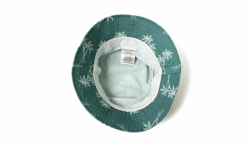 RETREAT BUCKET HAT HA0204 メンズ レディース ぼうし おしゃれ ブランド ハット バケハ シンプル ロゴ カジュアル アウトドア レジャー 総柄 ブルー