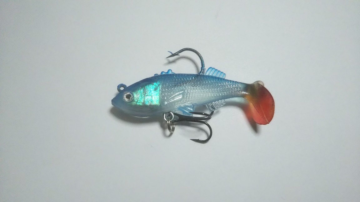 魚の頭 ジグヘッド ワーム ソフトルアー おまけ付 小型 5cm 根魚 ソイ 回遊魚 5色セット 9g