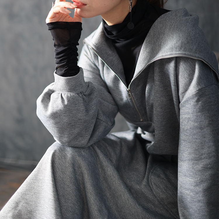 大きいサイズレディース ワンピース ハーフジップワイドシルエットワンピース ワンピ ロングワンピース ロング 長袖 ハーフジップ ジップ 襟 ポケット スリット スウェット ストレッチ ルームウェア 大きいサイズレディース ワンピース ハーフジップワイドシルエットワンピース ワンピ ロングワンピース ロング 長袖 ハーフジップ ジップ 襟 ポケット スリット スウェット ストレッチ ルームウェア