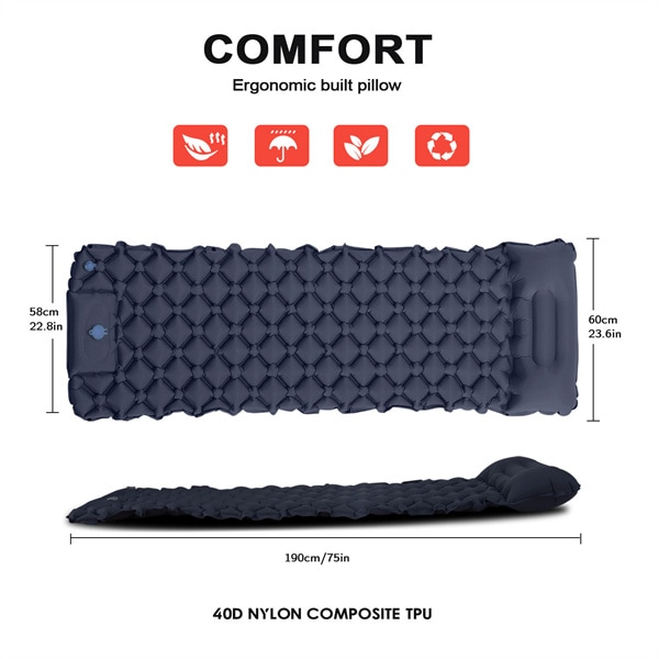 エアマット 防災 枕付き コンパクト キャンプ 5cm厚さ 車中泊 防災 キャンプマット エアマット アウトドア ベッド エアーベッド 公園 エアマット 防災 枕付き コンパクト キャンプ 5cm厚さ 車中泊 防災 キャンプマット エアマット アウトドア ベッド エアーベッド 公園